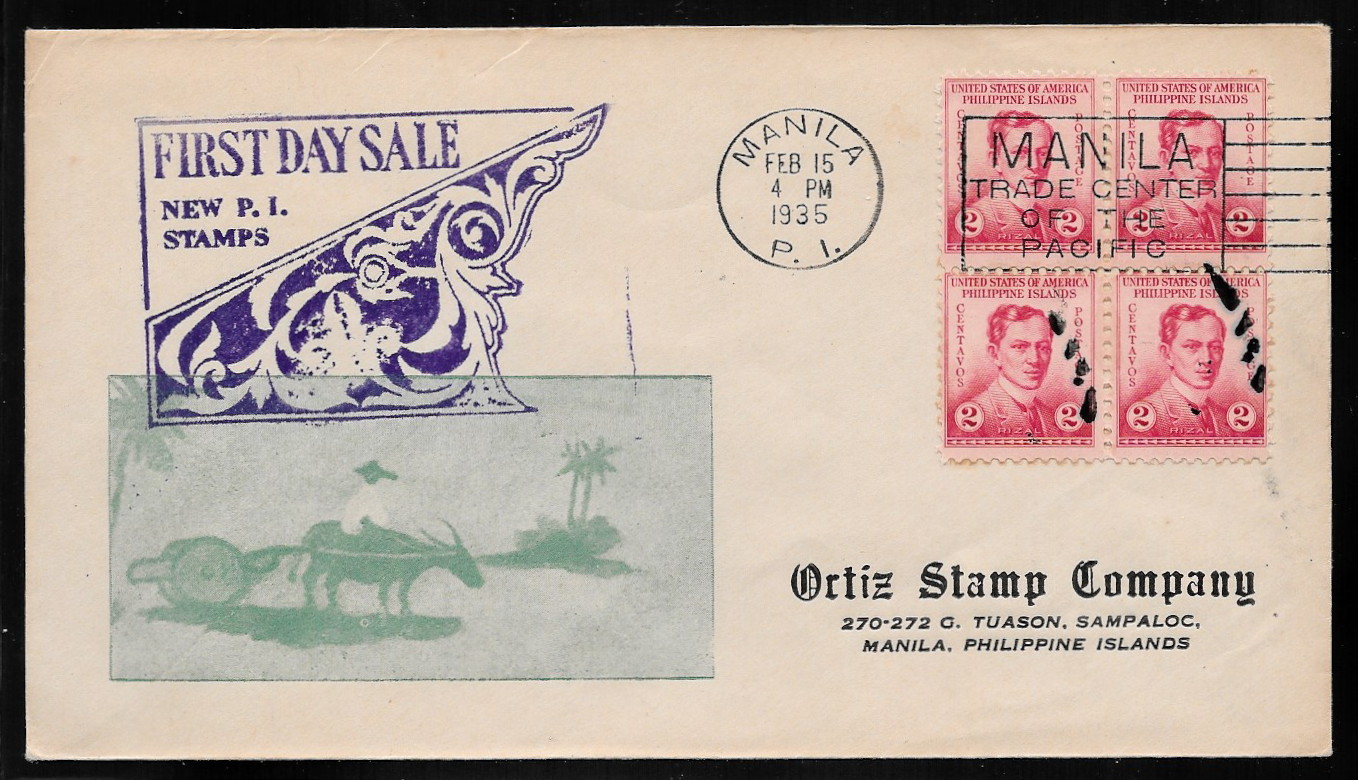 Philippines 1935 First Day Cover 